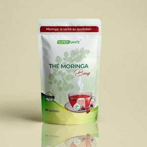 Thé Moringa au Bissap (20 sachet )