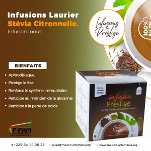 Infusion Laurier Stévia Citronnelle