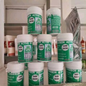 Charbon active sans sucre