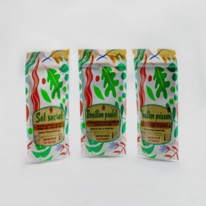 Sel secret, bouillon poulet, bouillon poisson