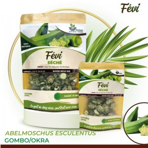 Gombo Sèche (Févi) : 60g=1500f ; 20g= 600f