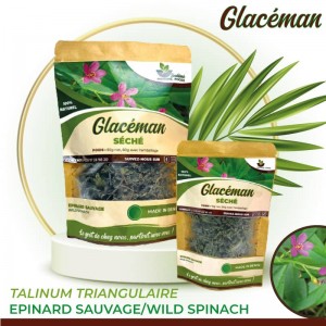 GLACÉMAN SÉCHÉ : (60=1500f; 20g= 600f)