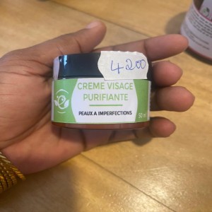 crème visage purifiante