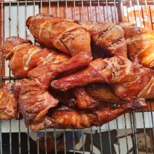 cuisse de chair fumé